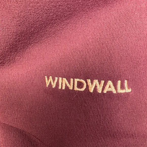 The North Face TNF Shelbe Raschel Fleece Jacket Womens Small Burgundy WindWall - Picture 4 of 12